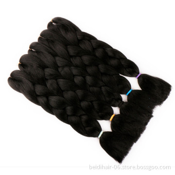 Jumbo Braid Synthetic Braiding Hair Extension Accessories Solid Ombre Colorful Braids